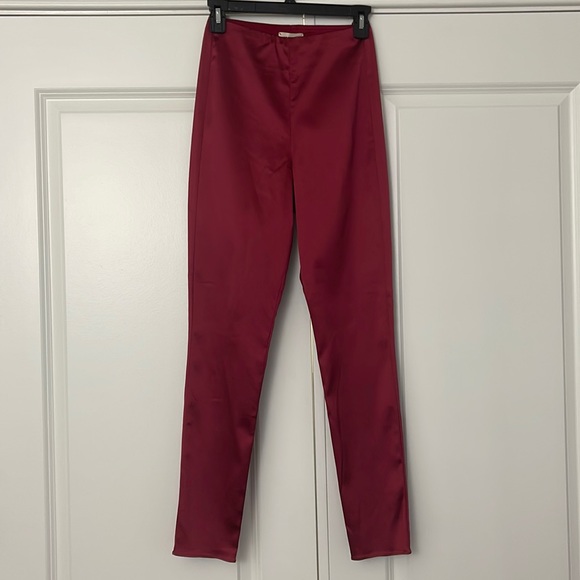 NWT L’Agence Satin High Waist Arrow Pants, Size 2 - Picture 1 of 6